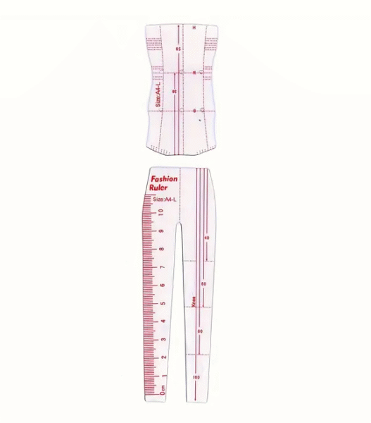 FASHION ILLUSTRATION RULER(5Pcs) - Image 4