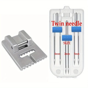 Pin tuck foot and Twin needle