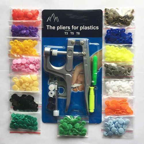 Plastic Snap Button Plier Set
