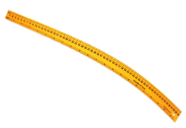 Orange Hip Curve Ruler