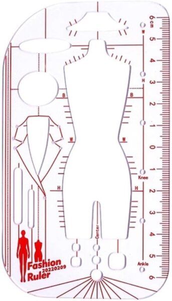 Fashion Drawing Ruler Template - Image 2