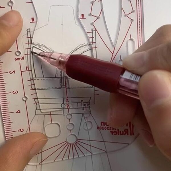 Fashion Drawing Ruler Template - Image 3