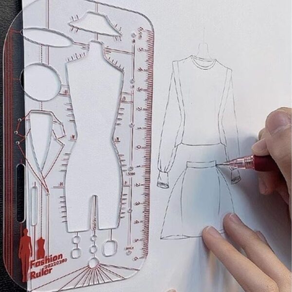 Fashion Drawing Ruler Template - Image 5