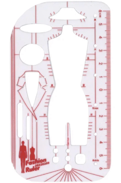 Fashion Drawing Ruler Template