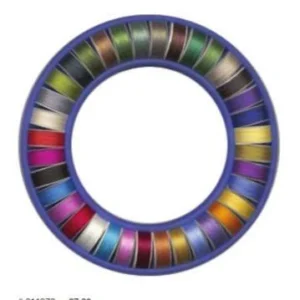 Bobbin ring with thread
