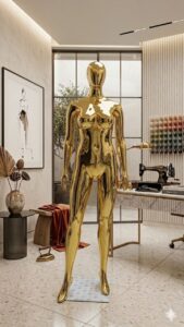 Gold Mannequin Plus Size