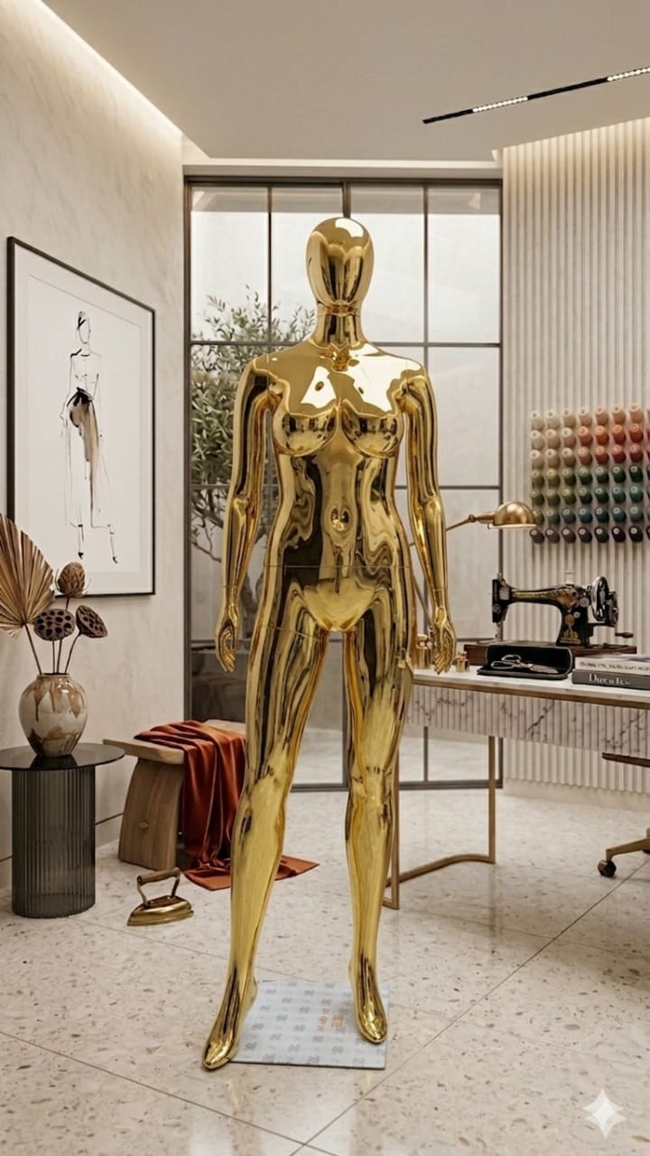 Gold Mannequin Plus Size