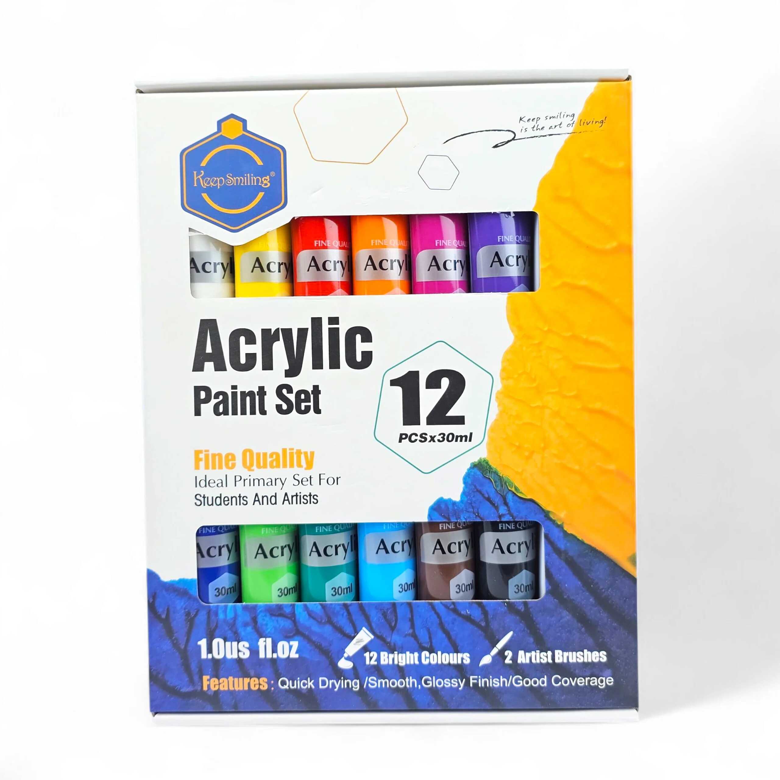 Acrylic Paint Set 12pcs x 30ml