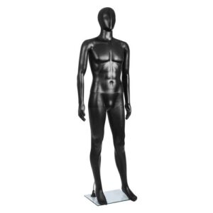 Male Full Body Black Mannequin