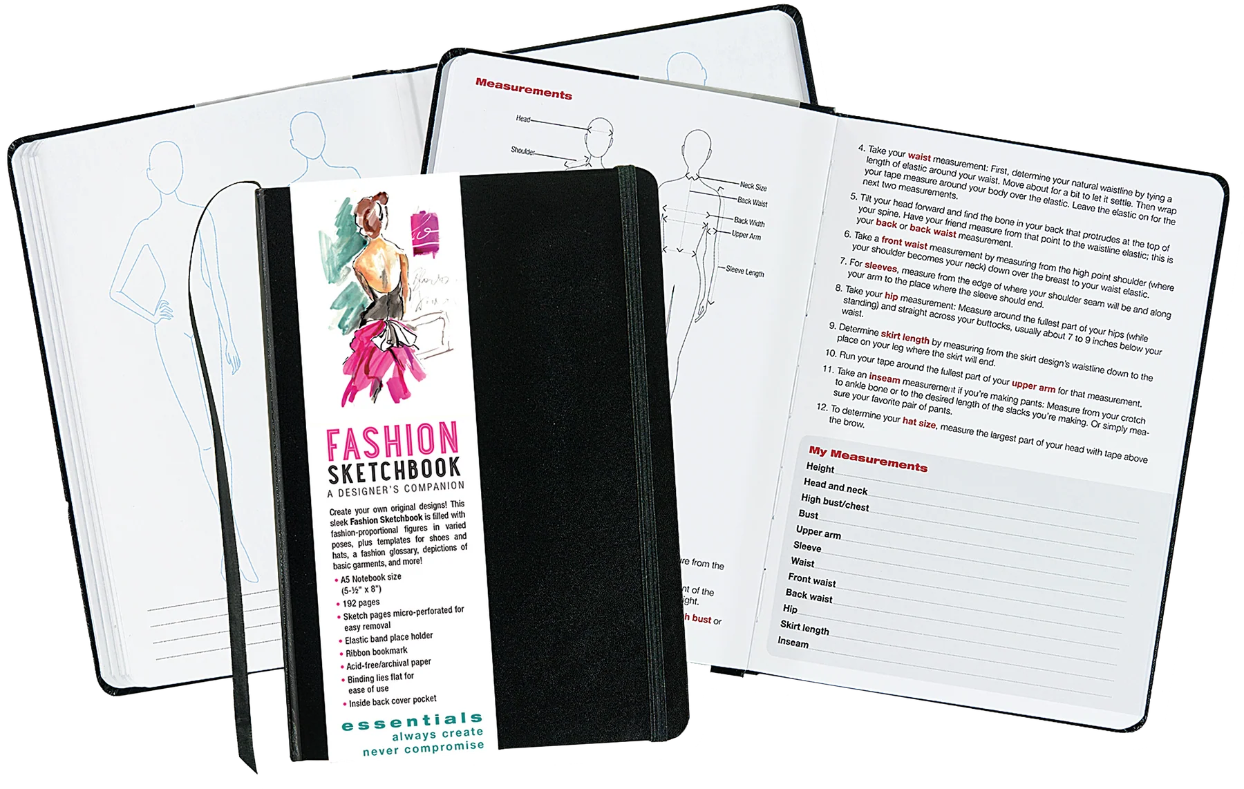 Fashion Sketch Book: A Designer's Companion - Image 2