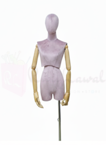 Pink Suede Mannequin