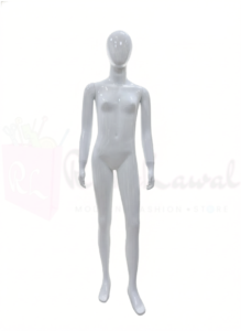 Teen Fiberglass Mannequin (Bright White)